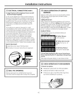 Предварительный просмотр 42 страницы GE Appliances JGB281 Owner'S Manual And Installation Instructions