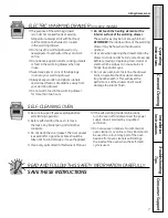 Preview for 7 page of GE Appliances JGB281 Owner'S Manual & Installation Instructions