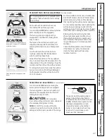 Предварительный просмотр 27 страницы GE Appliances JGB281 Owner'S Manual & Installation Instructions