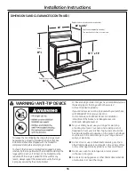 Preview for 36 page of GE Appliances JGB281 Owner'S Manual & Installation Instructions