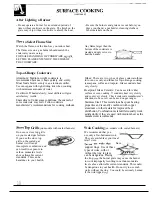 Preview for 10 page of GE Appliances JGBS18 Use And Care & Installation Manual