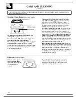 Preview for 22 page of GE Appliances JGBS18 Use And Care & Installation Manual