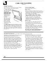 Preview for 26 page of GE Appliances JGBS18 Use And Care & Installation Manual