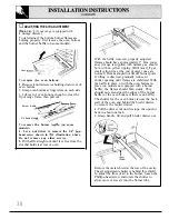 Preview for 38 page of GE Appliances JGBS18 Use And Care & Installation Manual