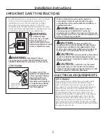 Preview for 3 page of GE Appliances JNM1951 Installation Instructions Manual