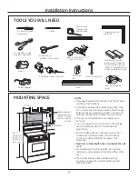 Preview for 7 page of GE Appliances JNM1951 Installation Instructions Manual