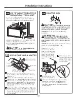 Preview for 13 page of GE Appliances JNM1951 Installation Instructions Manual