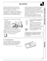 Preview for 15 page of GE Appliances JTP13 Use And Care Manual