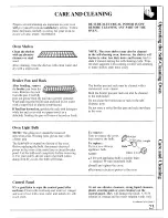 Preview for 23 page of GE Appliances JTP13 Use And Care Manual