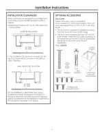 Preview for 7 page of GE Appliances JV936 Operating Instructions Manual