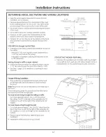 Preview for 12 page of GE Appliances JV936 Operating Instructions Manual