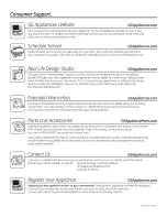 Preview for 22 page of GE Appliances JV936 Operating Instructions Manual