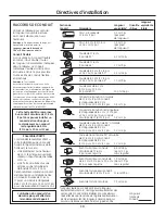 Предварительный просмотр 34 страницы GE Appliances JV936 Owner'S Manual & Installation Instructions