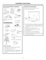 Preview for 10 page of GE Appliances JV936 Owner'S Manual And Installation Instructions