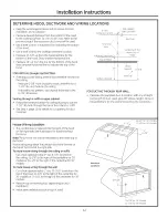 Preview for 12 page of GE Appliances JV936 Owner'S Manual And Installation Instructions