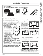 Preview for 13 page of GE Appliances JV966 Owner'S Manual & Installation Instructions