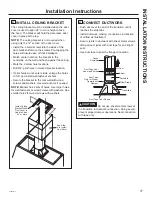 Preview for 17 page of GE Appliances JV966 Owner'S Manual & Installation Instructions