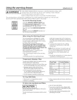 Предварительный просмотр 21 страницы GE Appliances PHS925ST2SS Owner'S Manual