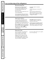 Preview for 22 page of GE Appliances Profile 29 Owners And Installation Manual