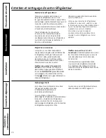 Preview for 70 page of GE Appliances Profile 29 Owners And Installation Manual