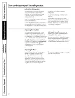 Preview for 22 page of GE Appliances Profile 29 Owner'S Manual And Installation Instructions