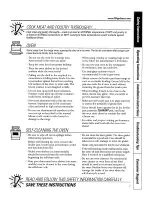 Preview for 7 page of GE Appliances Profile JGB902 Owner'S Manual & Installation Instructions