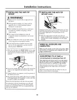 Preview for 51 page of GE Appliances Profile JGB902 Owner'S Manual & Installation Instructions