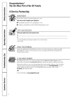 Preview for 2 page of GE Appliances Profile WASE4220 Owner'S Manual