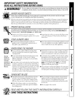 Preview for 3 page of GE Appliances Profile WASE4220 Owner'S Manual