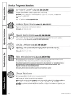 Preview for 52 page of GE Appliances Profile WASE4220 Owner'S Manual