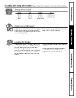 Preview for 9 page of GE Appliances Profile WNSE4200 Owner'S Manual