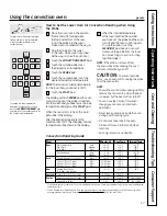 Preview for 17 page of GE Appliances PT925 Owner'S Manual