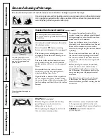 Предварительный просмотр 25 страницы GE Appliances RGB790 Owners And Installation Manual