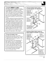 Предварительный просмотр 33 страницы GE Appliances XL44 JGBP24 Use & Care Manual And Installation Instructions