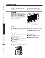 Preview for 10 page of GE Appliances Zoneline 2800 Owner'S Manual And Installation Instructions