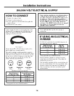 Preview for 14 page of GE Appliances Zoneline 2800 Owner'S Manual And Installation Instructions