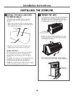 Preview for 18 page of GE Appliances Zoneline 2800 Owner'S Manual And Installation Instructions