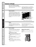 Предварительный просмотр 38 страницы GE Appliances Zoneline 2800 Owner'S Manual And Installation Instructions