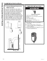 Предварительный просмотр 12 страницы GE APSA13 Owner'S Manual And Installation Instructions