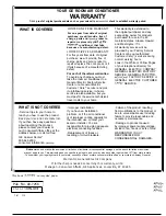 Preview for 12 page of GE APV04 Use And Care & Installation Manual