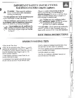 Preview for 3 page of GE APX05 Use And Care & Installation Manual