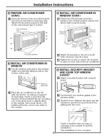 Предварительный просмотр 12 страницы GE ARH06 Owner'S Manual & Installation Instructions