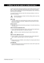 Preview for 9 page of GE ARITECH FP400 Series User Manual