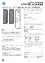 GE ARS1160 Installation Instruction preview