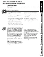 Предварительный просмотр 3 страницы GE AS05 Series Owner'S Manual & Installation Instructions