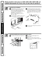 Предварительный просмотр 24 страницы GE AS05 Series Owner'S Manual & Installation Instructions