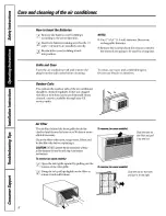 Preview for 8 page of GE AS770 Owner'S Manual & Installation Instructions