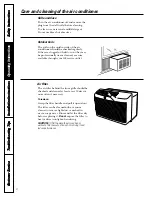 Preview for 6 page of GE ASC05 Series Owner'S Manual & Installation Instructions