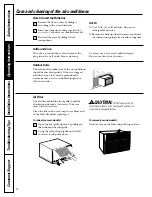 Preview for 8 page of GE ASF24 Owner'S Manual And Installation Instructions