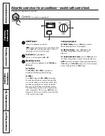 Предварительный просмотр 6 страницы GE ASH06 Owner'S Manual And Installation Instructions